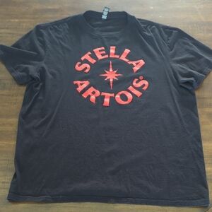 District Black and Red Short Sleeve Tee with Bold Graphic